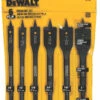DEWALT DW1587 6 Piece Spade Bit Kit