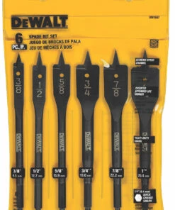 DEWALT DW1587 6 Piece Spade Bit Kit