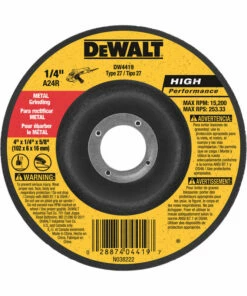 DeWalt WHEEL GRIND 4" METAL