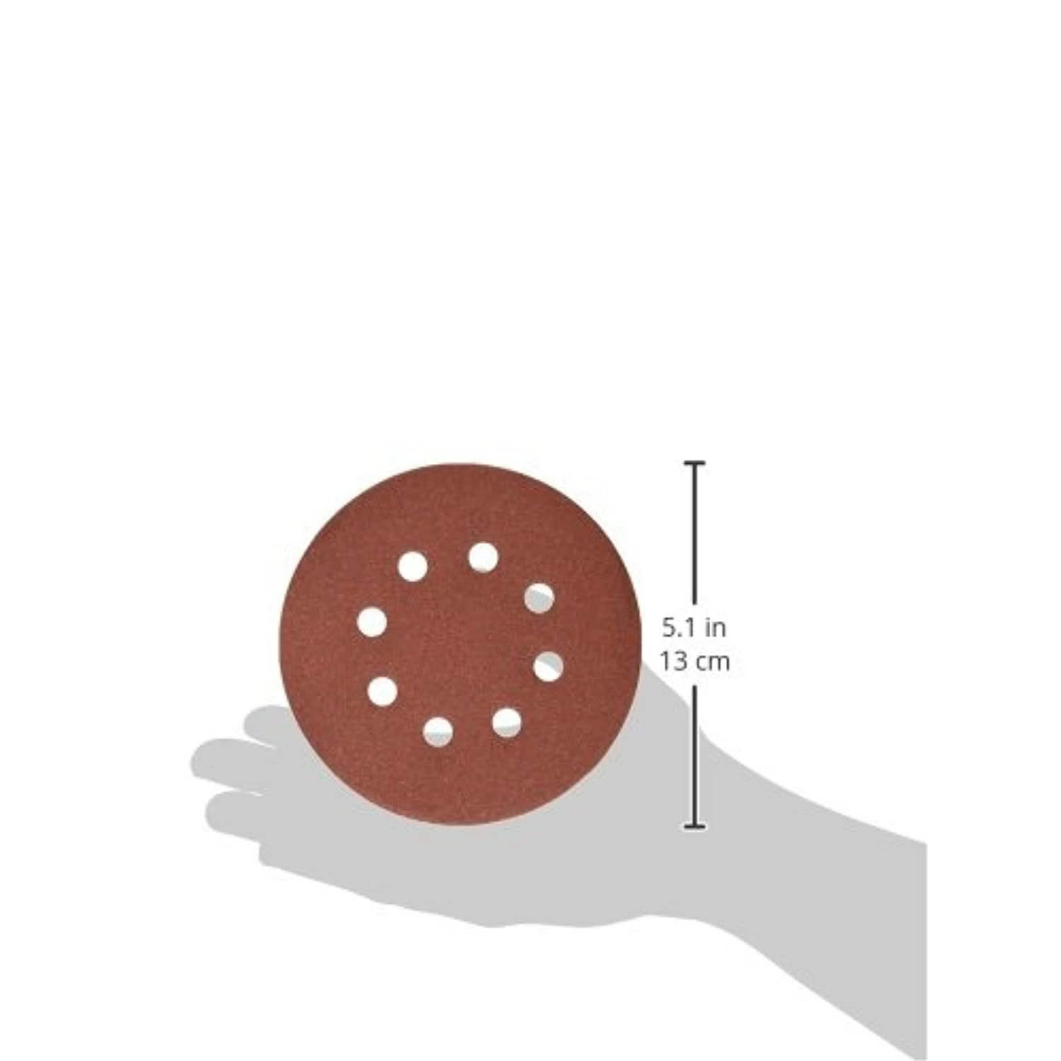 Dewalt Dw4312 5-Inch 8 Hole 150 Grit Hook And Loop Random Orbit Sandpaper (25-Pack) 2 Dewalt Dw4312 5-Inch 8 Hole 150 Grit Hook And Loop Random Orbit Sandpaper (25-Pack) - Image 2