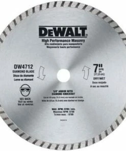 DEWALT Diamond Blade for Masonry, 7-Inch (DW4712B)