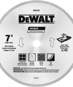 DEWALT DW4791 7-Inch Tile Blade