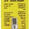 DEWALT DW2542 1/4-Inch Hex Drive to 3/8-Inch Socket Adapter