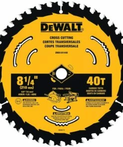 DEWALT DWA181440 8-1/4-Inch 40-Tooth Circular Saw Blade