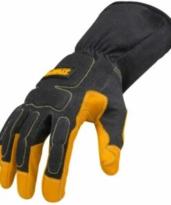 DeWalt Premium MIG/TIG Welding Gloves, Gauntlet-Style Cuff, Small