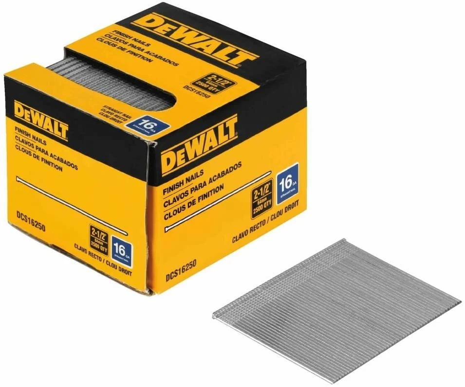 DEWALT DCS16200 2-Inch by 16 Gauge Finish Nail (2,500 per Box) 1 DEWALT DCS16200 2-Inch by 16 Gauge Finish Nail (2,500 per Box)