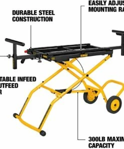 DEWALT Miter Saw Stand With Wheels (DWX726) , Yellow 7 DEWALT Miter Saw Stand With Wheels (DWX726) , Yellow -DeWalt Outlet Store 61c80qwhOUL. AC SL1000