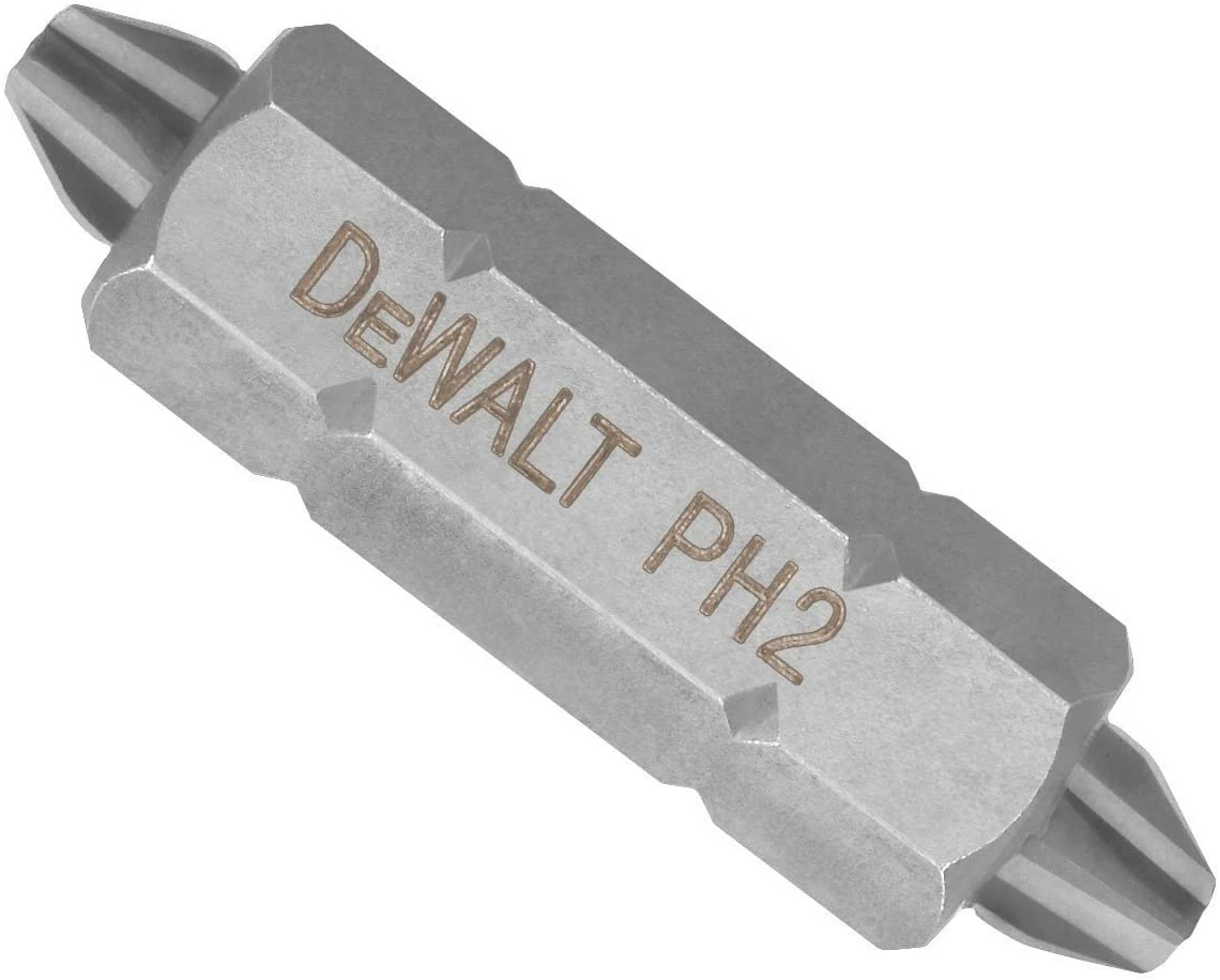 DEWALT DW2002DE No.2 1-Inch Phillips Double Ended Bit Tip, 2-Pack 1 DEWALT DW2002DE No.2 1-Inch Phillips Double Ended Bit Tip, 2-Pack