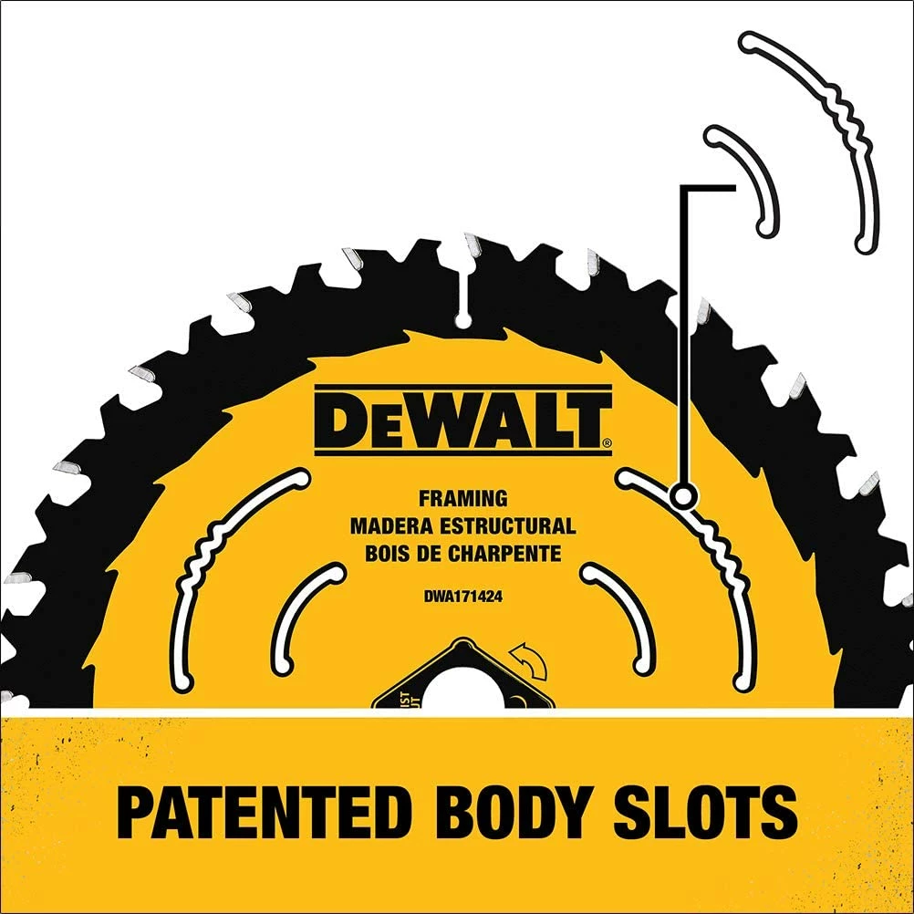 DEWALT DWA181440 8-1/4-Inch 40-Tooth Circular Saw Blade 3 DEWALT DWA181440 8-1/4-Inch 40-Tooth Circular Saw Blade - Image 3