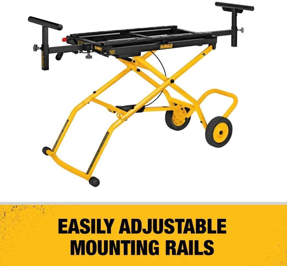DEWALT Miter Saw Stand With Wheels (DWX726) , Yellow 5 DEWALT Miter Saw Stand With Wheels (DWX726) , Yellow - Image 5
