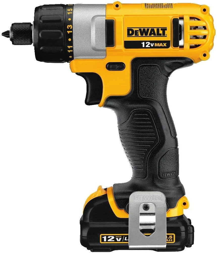 DEWALT 12V MAX Cordless Screwdriver, 1/4-Inch Hex Chuck, 1-Inch Bit Tips (DCF610S2) 3 DEWALT 12V MAX Cordless Screwdriver, 1/4-Inch Hex Chuck, 1-Inch Bit Tips (DCF610S2) - Image 3