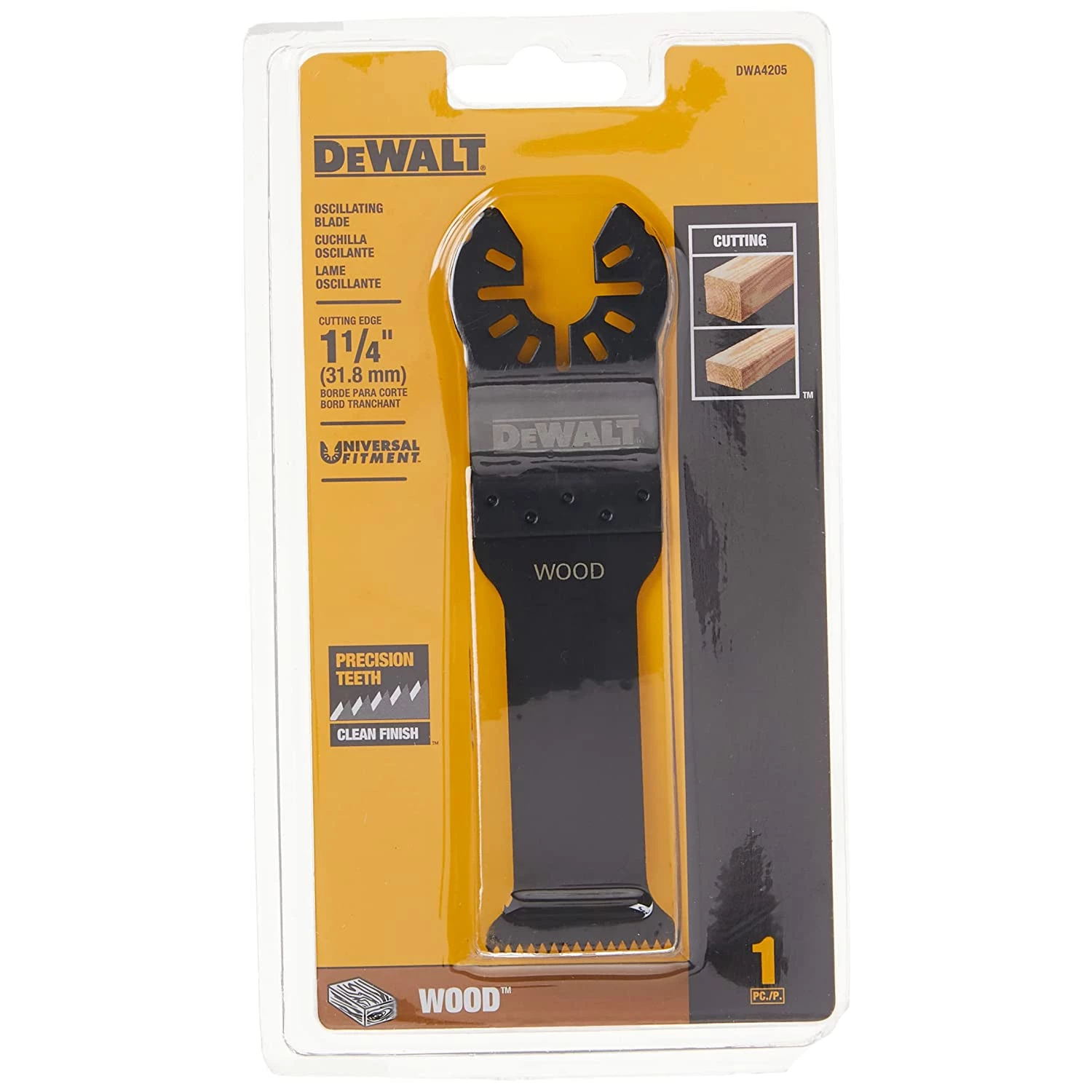Dewalt Dwa4205 Oscillating Hardwood Blade,Black 4 Dewalt Dwa4205 Oscillating Hardwood Blade,Black - Image 4