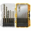 Dewalt Cobalt Drill Bit Set With Pilot Point, 14-Piece (Dwa1240)