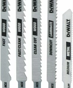 DEWALT Jigsaw Blades Set, T-Shank, 5-Piece (DW3795H)
