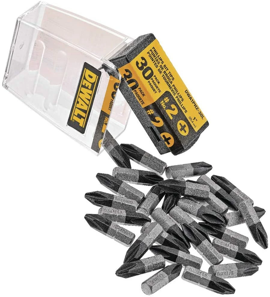 DEWALT DWA1PH2-30 1 In. Phillips #2 Bit Tip (30Piece) 2 DEWALT DWA1PH2-30 1 In. Phillips #2 Bit Tip (30Piece) - Image 2