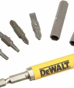 DEWALT Bit Set with 6-in-1 Flip and Switch Driver System, 7-Piece (DW2336)