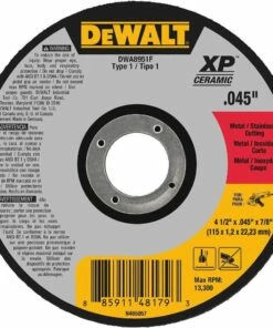 DEWALT DWA8951F T1 XP CER Fast Cut-Off Wheel, 4-1/2" x 0.045" x 7/8"