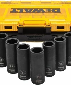 DEWALT Deep Impact Socket Set, 7-Piece, 1/2" Drive Metric (DWMT74737) -DeWalt Outlet Store 81FDeCdJOjL. AC SL1500 1