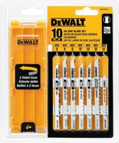 DEWALT DW3744C DEWALT 10-piece Jig Saw Blade Set with case (U shank)
