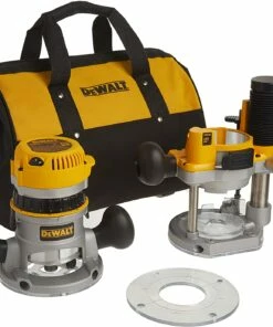 DEWALT Router, Fixed/Plunge Base Kit, Variable Speed, Soft Start, 2-1/4-HP (DW618PKB)