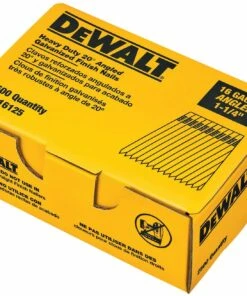 DEWALT Finish Nails, 20-Degree, 1-1/4-Inch, 16GA, 2500-Pack (DCA16125)