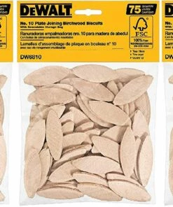 DEWALT DW6810 No. 10 Size Joining Biscuits. Sold as 3 Pack, 225 Pieces Total