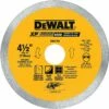 DEWALT Diamond Blade for Porcelain Tile, Wet/Dry, 4-1/2-Inch (DW4765)