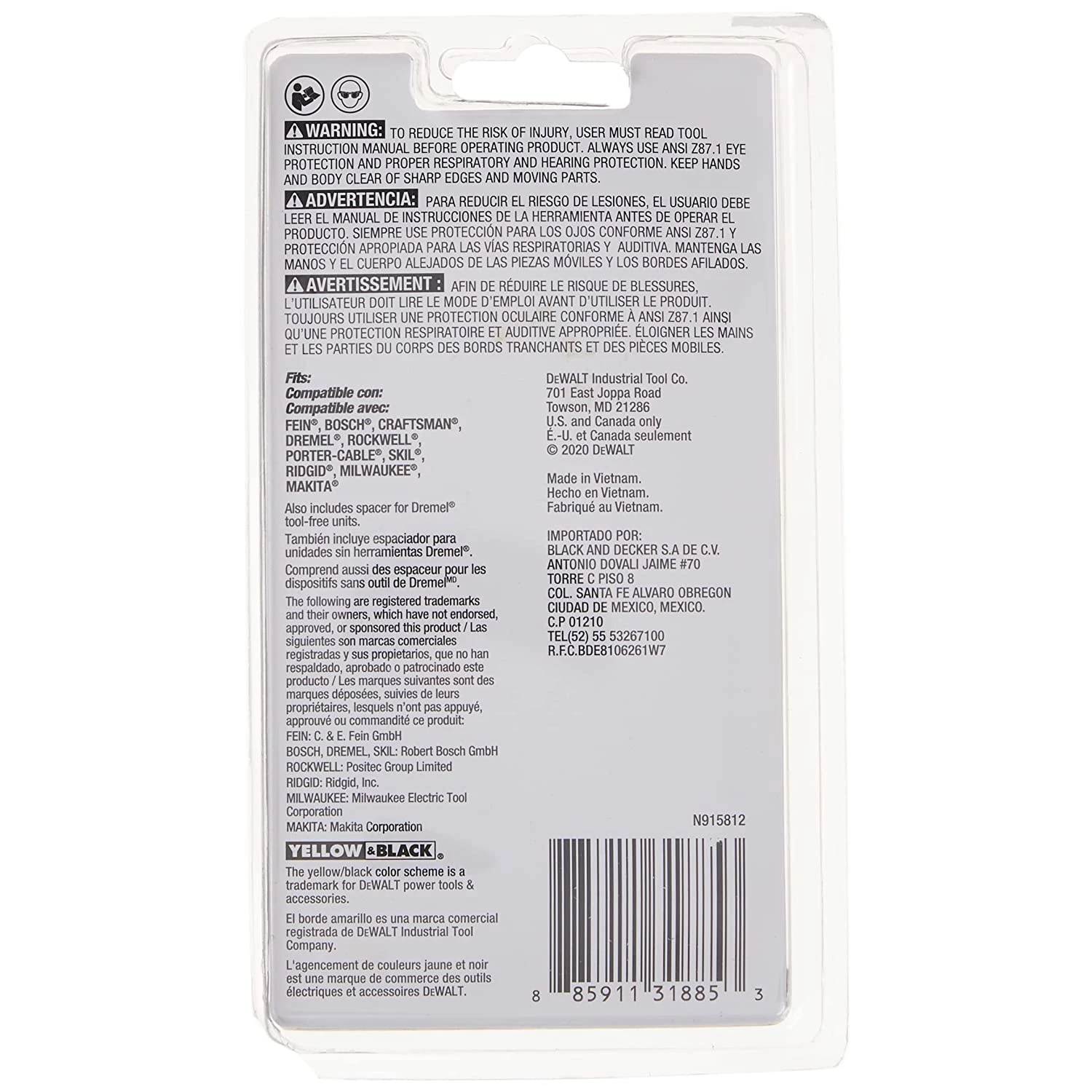 Dewalt Dwa4205 Oscillating Hardwood Blade,Black 5 Dewalt Dwa4205 Oscillating Hardwood Blade,Black - Image 5