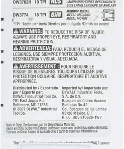 DEWALT Jigsaw Blades Set, T-Shank, 5-Piece (DW3795H) -DeWalt Outlet Store 81gqZx2YDEL. AC SL1500