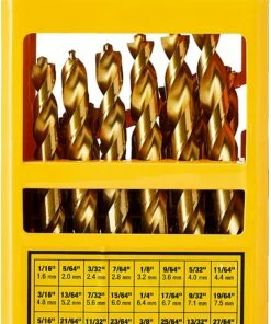 DEWALT Titanium Drill Bit Set with Pilot Point, 29-Piece (DW1369) -DeWalt Outlet Store 81hwC8iVGyL. AC SL1500