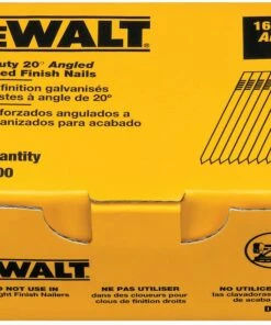 DEWALT Finish Nails, 20-Degree, 2-Inch, 16GA, 2500-Pack (DCA16200)