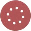 DEWALT DW4314 5-Inch 8 Hole 220 Grit Hook and Loop Random Orbit Sandpaper (25-Pack)