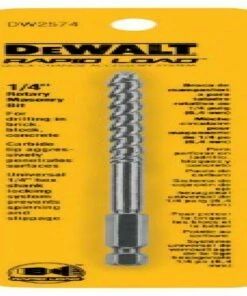 DEWALT DW2574 1/4-Inch Rotary Masonry Bit