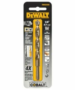DEWALT DW1208-1/8-Inch Cobalt Split Point Twist Drill Bit
