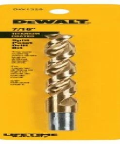 DEWALT DW1328 7/16-Inch Titanium 3/8-Inch Reduced Shank Split Point Twist Drill Bit