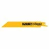 DEWALT DW4845 6-Inch 10/14 TPI Straight Back Bi-Metal Reciprocating Saw Blade (5-Pack)