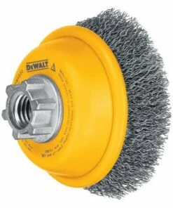 DEWALT Wire Cup Brush, Crimped, 3-Inch (DW4920)