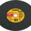 DEWALT DW8023 12-Inch x 1/8-Inch x 20mm A24N Abrasive Metal Cutting Wheel