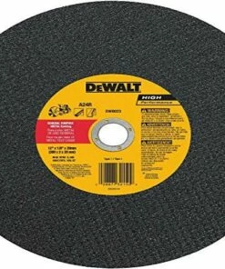 DEWALT DW8023 12-Inch x 1/8-Inch x 20mm A24N Abrasive Metal Cutting Wheel