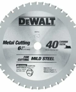 DEWALT DWA7763 40 Teeth Ferrous Metal Cutting 20mm Arbor, 6-3/4-Inch