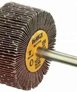 DEWALT DAFE1F1210 2-Inch by 1-Inch by 1/4-Inch HP 120g Flap Wheel