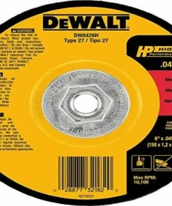 DEWALT DW8426H Metal Cutting Wheel, 5/8-11 Arbor, 6-Inch by 0.045-Inch