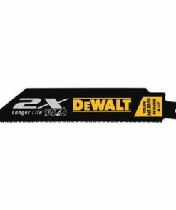 DEWALT Reciprocating Saw Blades, Metal, 6-Inch, 14/18TPI, 5-Pack (DWA4186)