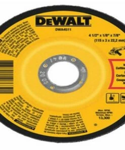 DEWALT DWA4511 Metal Grinding Wheel, 4-1/2-Inch x 1/8-Inch x 7/8-Inch