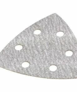 DEWALT DWASPTRI08 Hook and Loop Triangle 80 Grit Sandpaper, 12-Pack