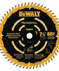 DEWALT DW7116PT DEWALT DW7116PT 60T Precision Trim Miter Saw Blade, 7-1/4"