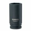 DEWALT 1/2" Drive Impact Socket Deep 6 PT 22MM