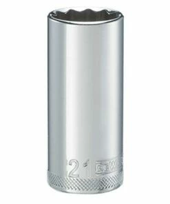 DEWALT DWMT74189OSP 12 Point 3/8'' Drive Deep Socket 21MM