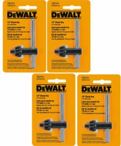 DeWalt DW2304 4 Pack 1/2-Inch Chuck Key with 1/4-Inch Pilot # DW2304-4PK