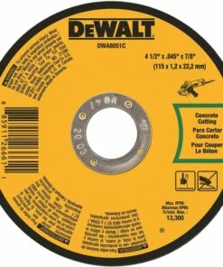 DeWALT DWA8051C Cutting Wheel Aluminum Oxide 4-1/2 in Dia